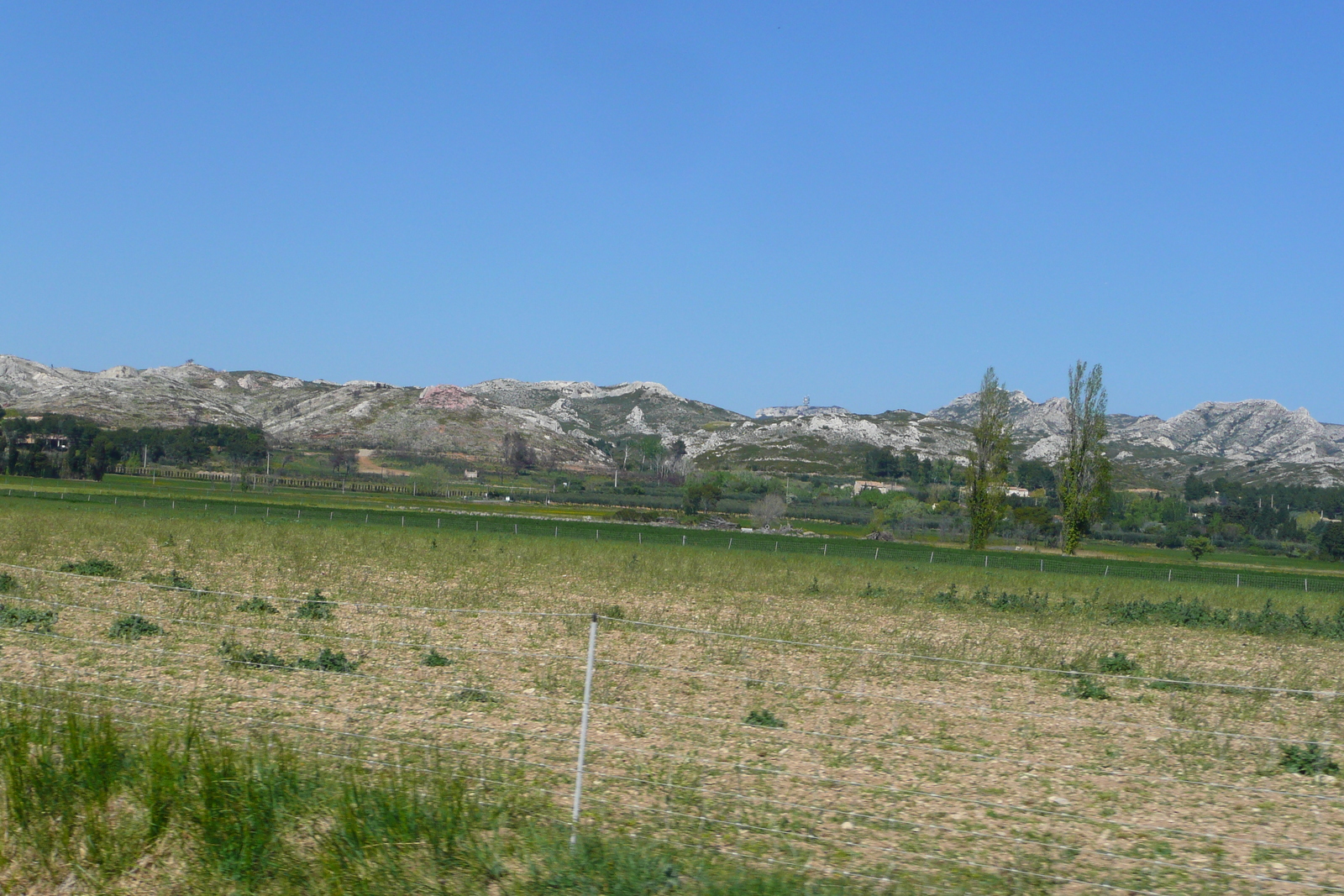 Picture France Provence Mouries to Baux de Provence road 2008-04 29 - Flight Mouries to Baux de Provence road