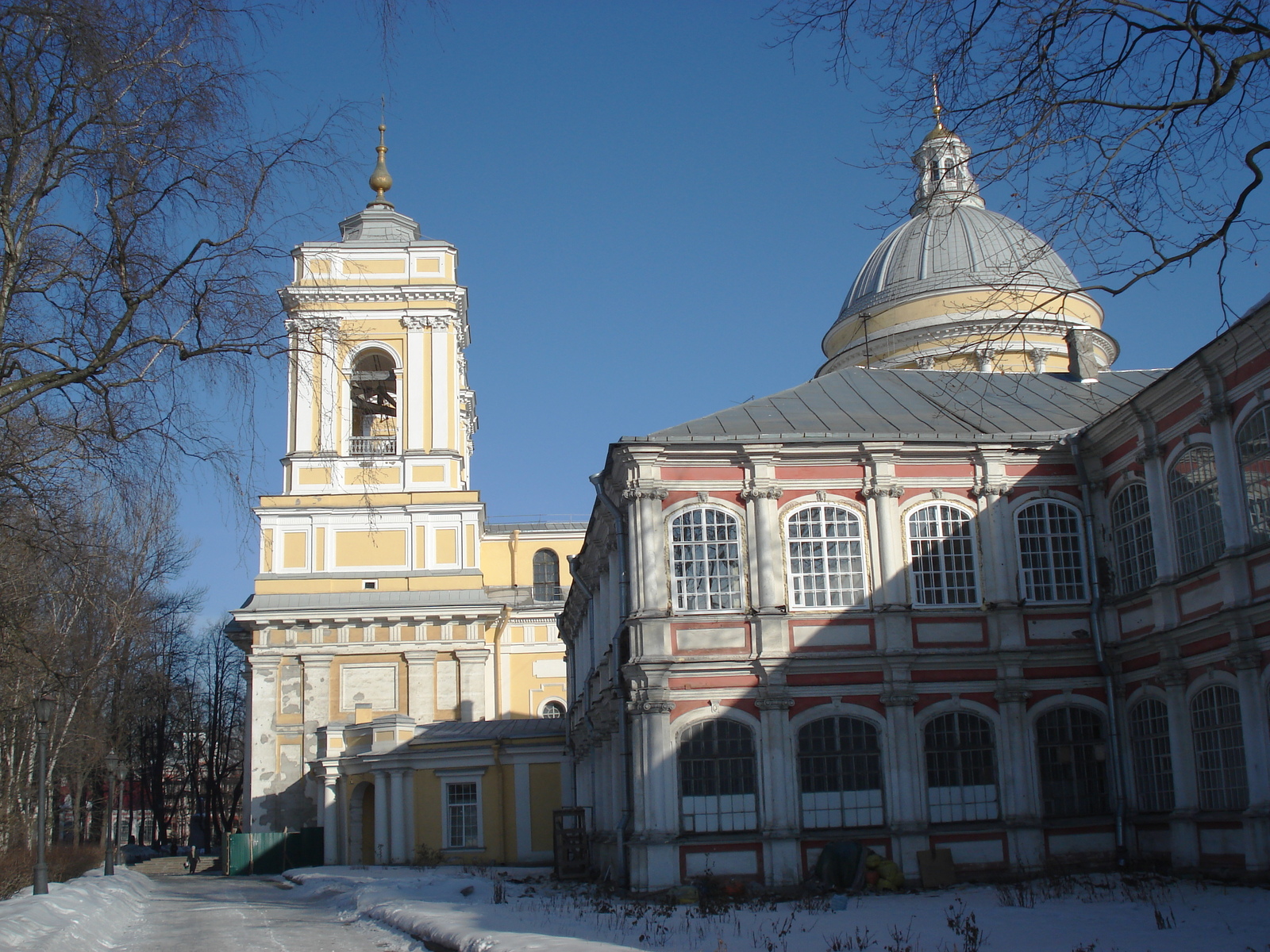 Picture Russia St Petersburg Alexander Nevsky Monastery 2006-03 19 - Perspective Alexander Nevsky Monastery