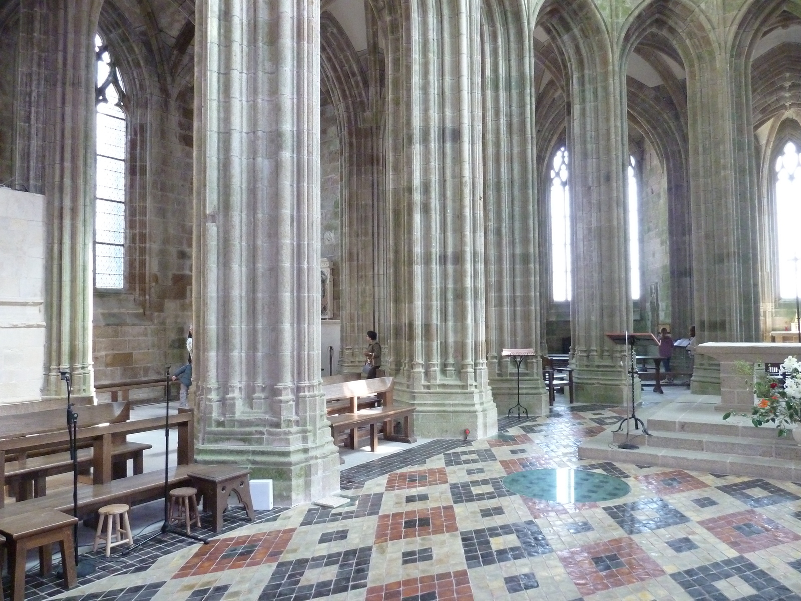 Picture France Mont St Michel Mont St Michel Abbey 2010-04 149 - Sightseeing Mont St Michel Abbey