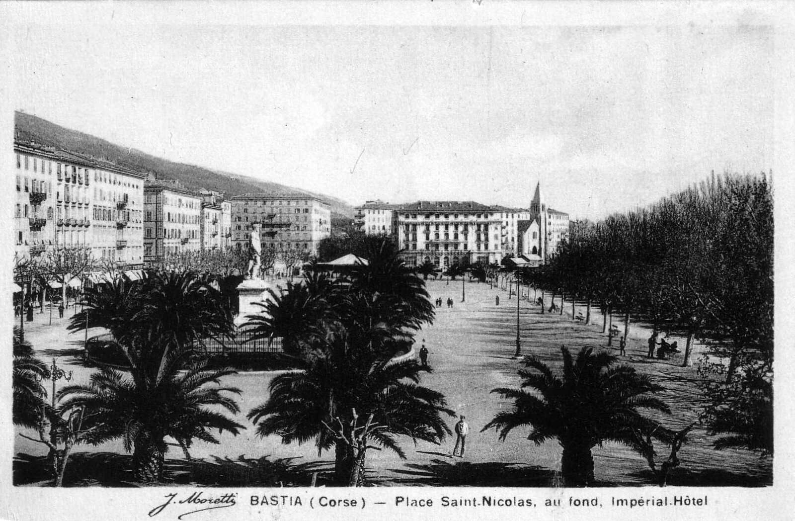 Picture France Corsica Old Postcards bastia 1900-01 62 - Perspective bastia