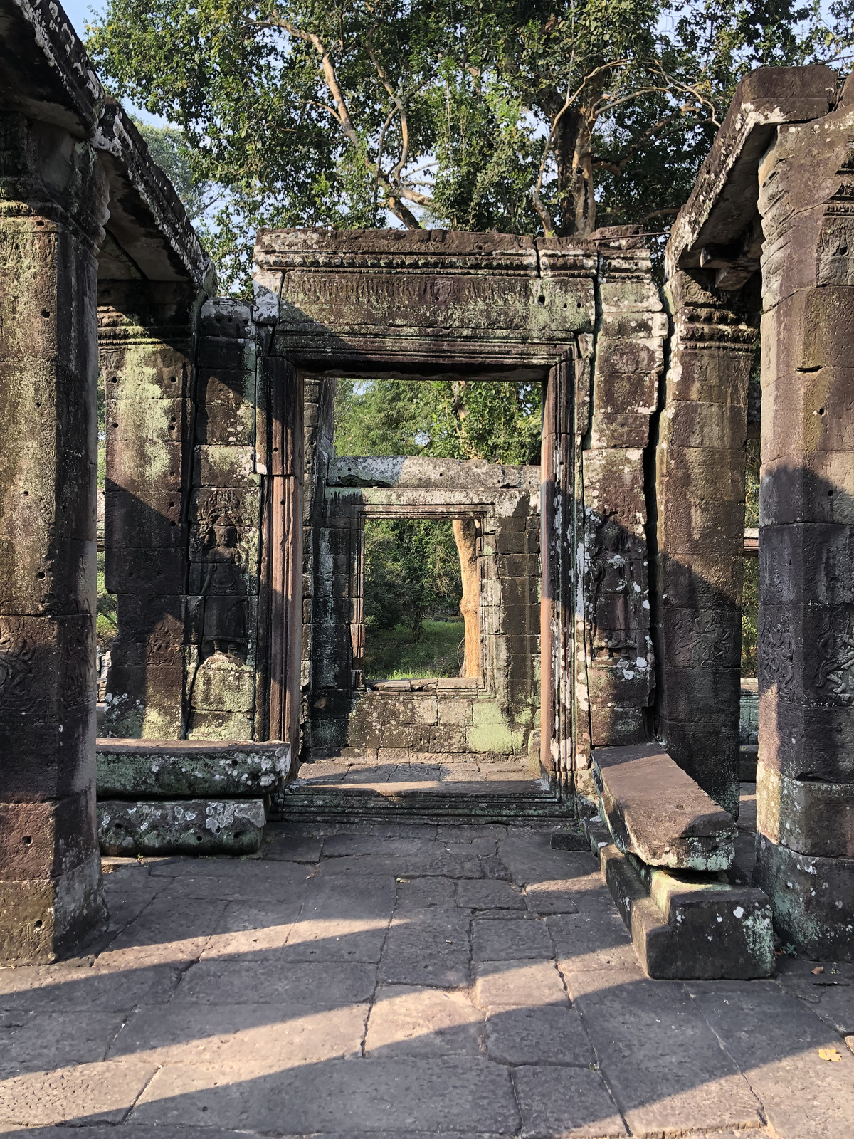 Picture Cambodia Siem Reap Banteay Kdei 2023-01 12 - Perspective Banteay Kdei