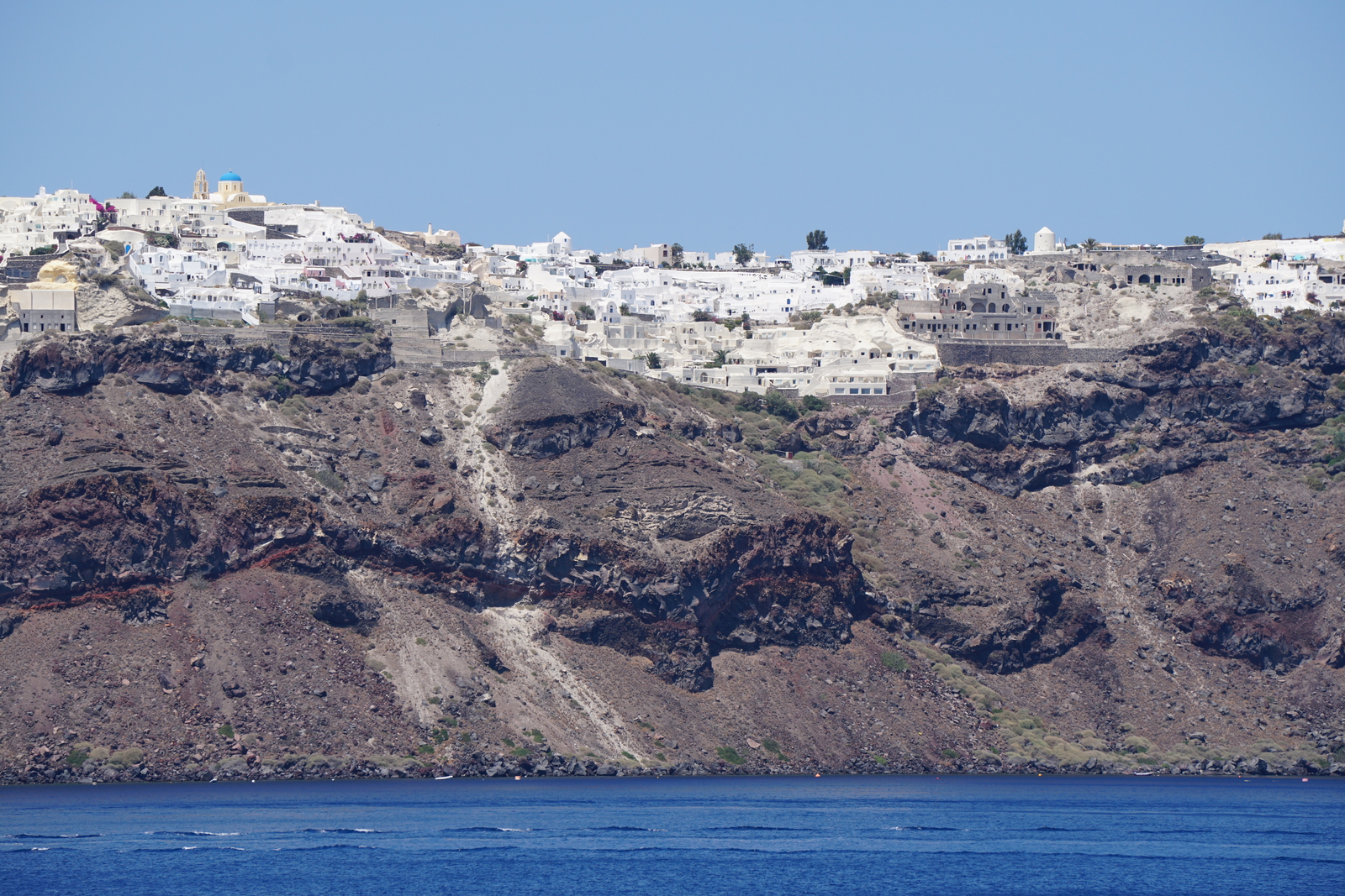 Picture Greece Santorini Santorini caldera 2016-07 21 - Tourist Santorini caldera