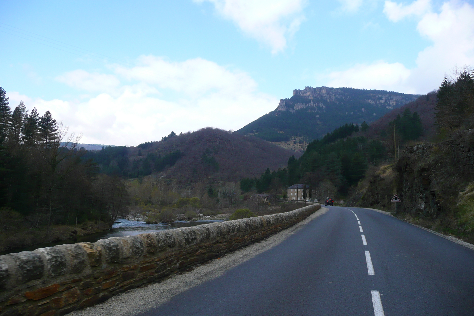 Picture France Cevennes Mountains Cocures to Florac road 2008-04 2 - View Cocures to Florac road