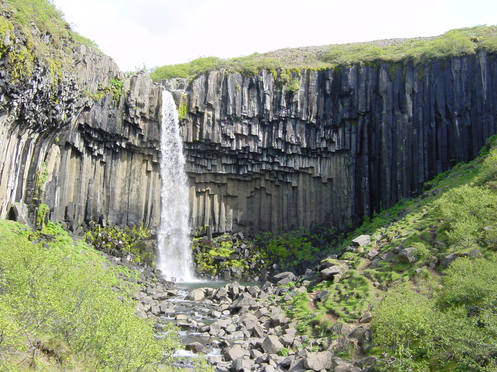 Picture Iceland Svartifoss 2003-06 8 - Road Map Svartifoss