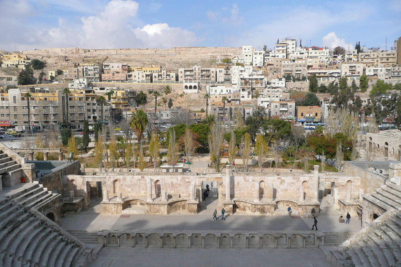 Picture Jordan Amman Roman Theater 2007-12 15 - Road Roman Theater