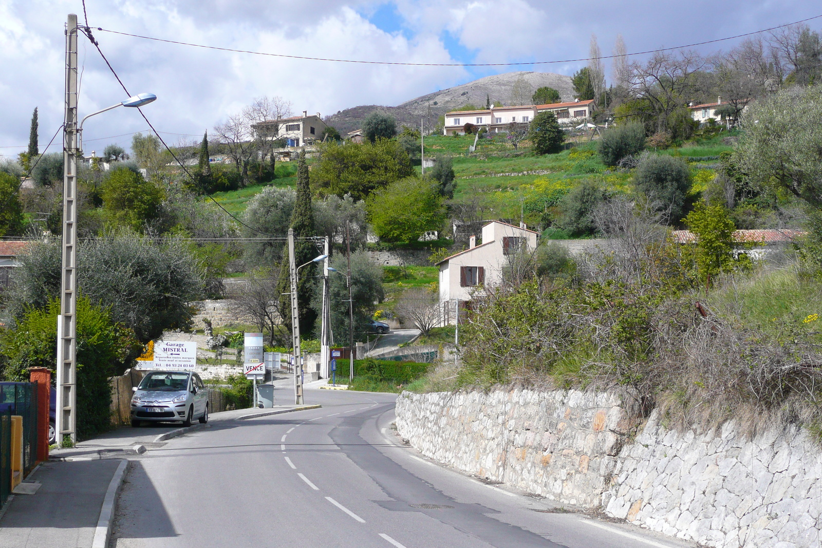 Picture France Vence Hauts de Vence 2008-03 96 - Road Map Hauts de Vence