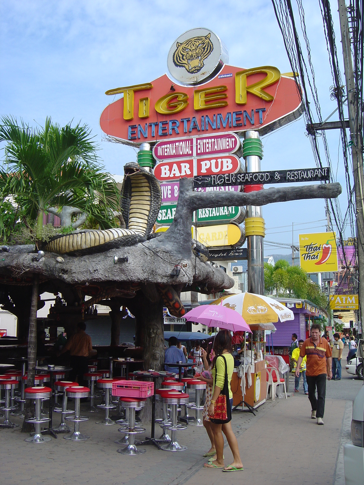 Picture Thailand Phuket Patong Walking Street 2005-12 11 - Car Walking Street