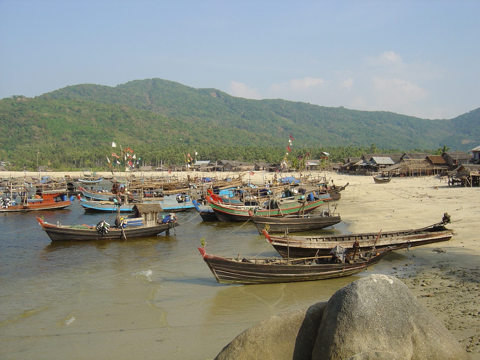 Picture Myanmar Maungmagan beach 2005-01 24 - View Maungmagan beach