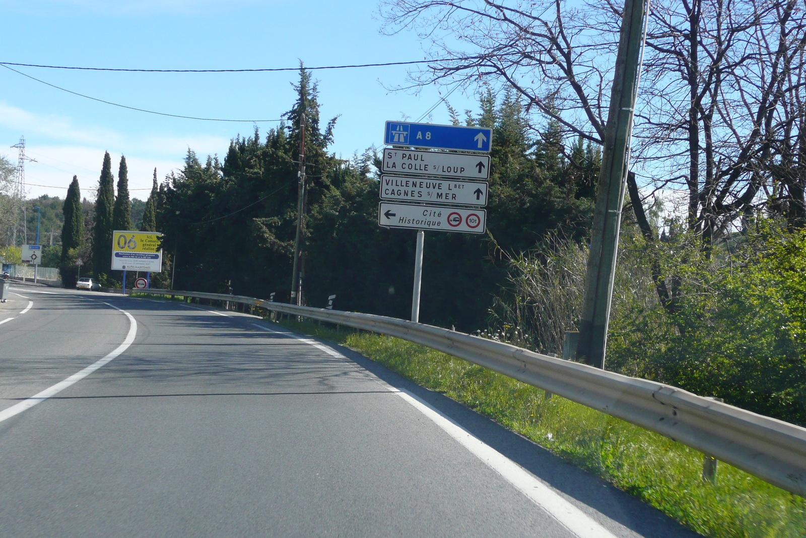 Picture France French Riviera Vence to Cagnes road 2008-03 7 - Photo Vence to Cagnes road