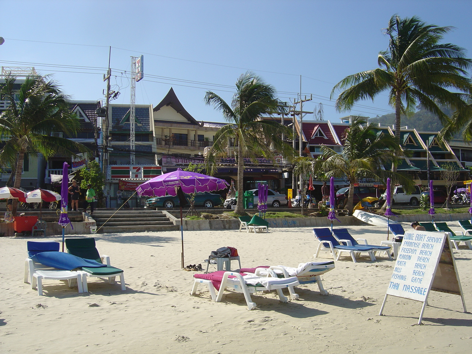 Picture Thailand Phuket Patong Beach 2005-12 75 - Car Beach