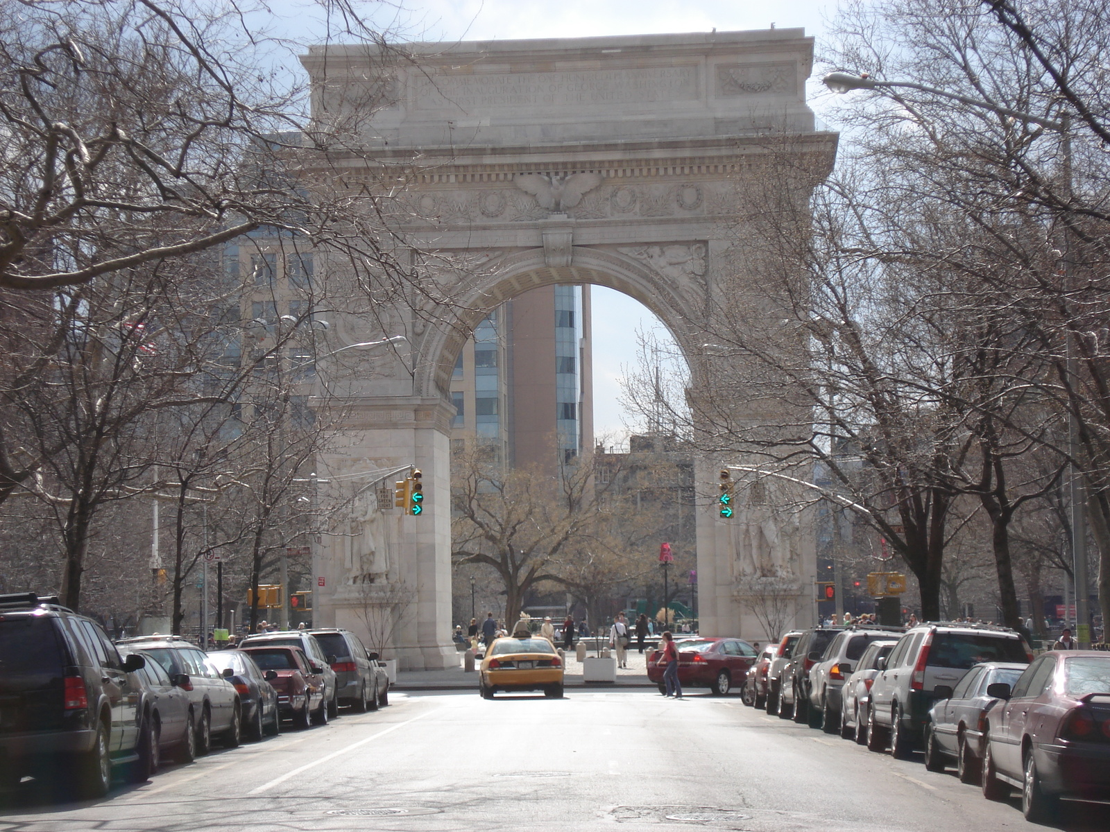 Picture United States New York Washington Square 2006-03 7 - Perspective Washington Square