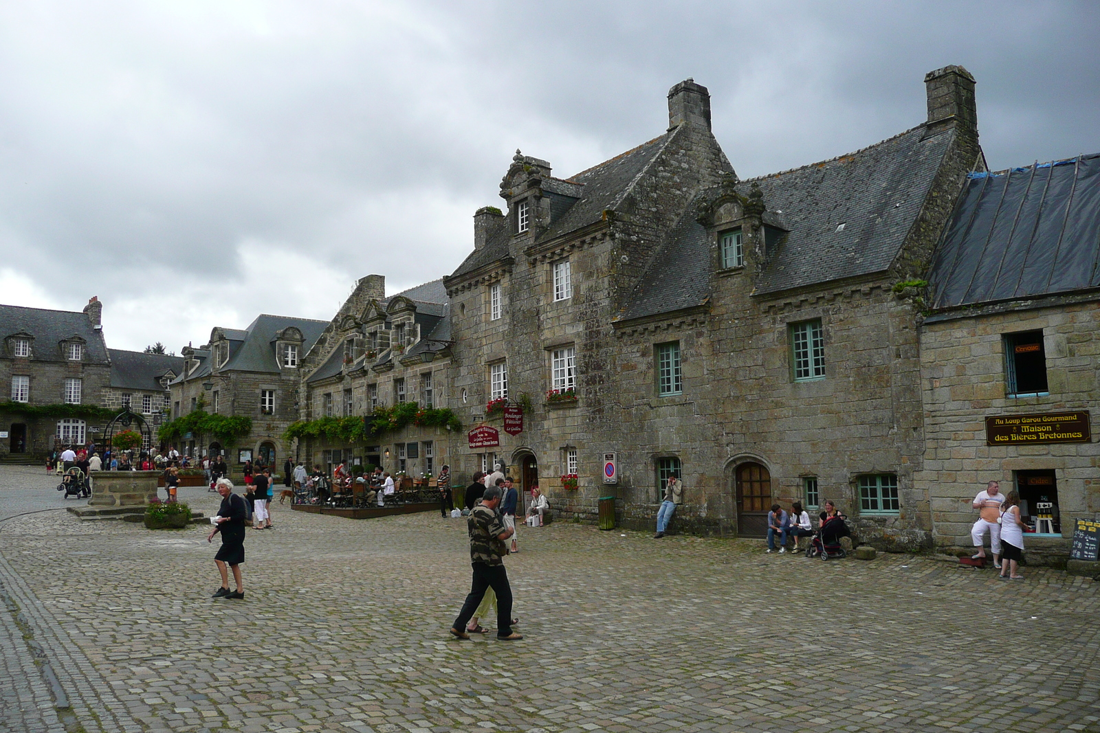 Picture France Locronan 2008-07 41 - Map Locronan