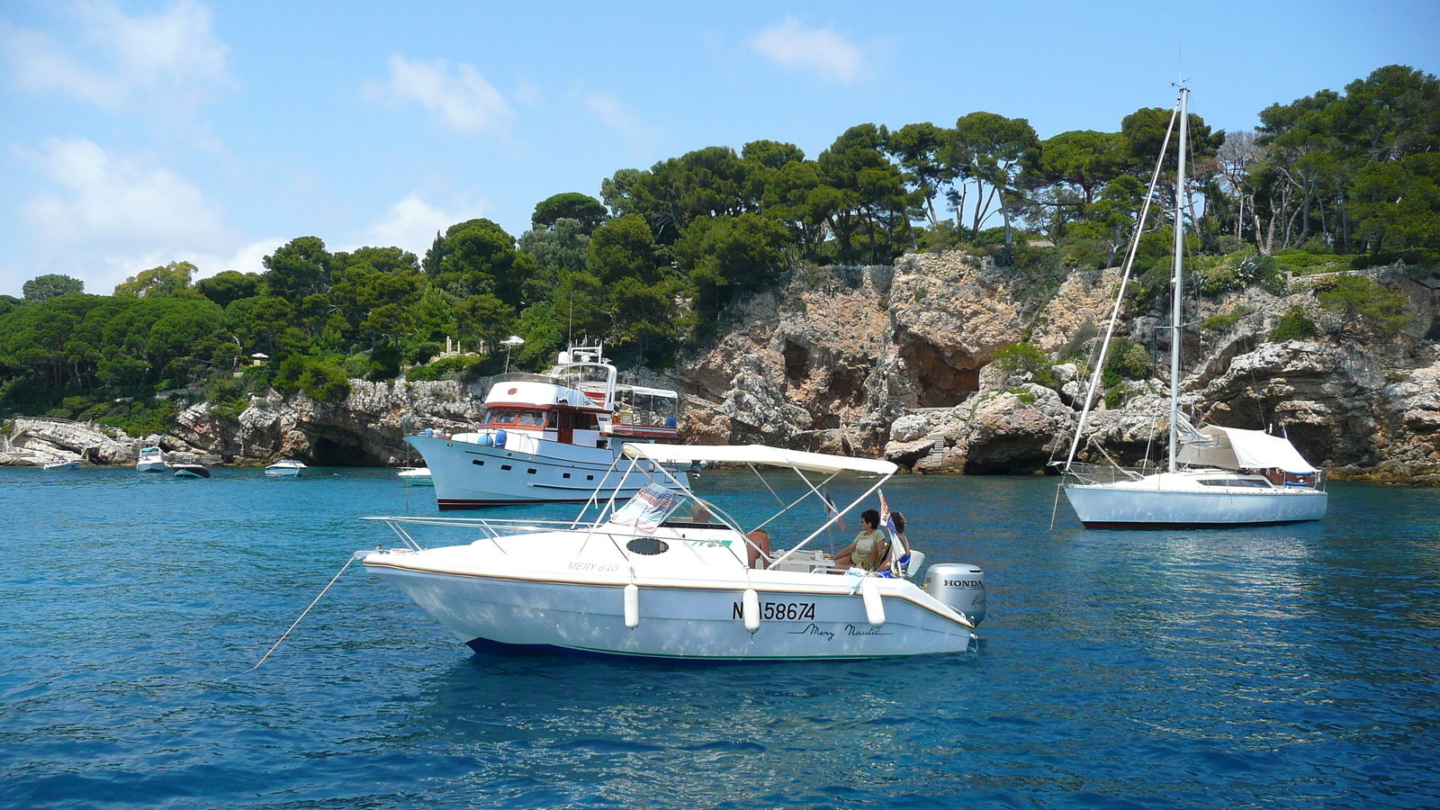 Picture France Cap d'Antibes Anse de l'Argent Faux 2007-07 22 - Flights Anse de l'Argent Faux