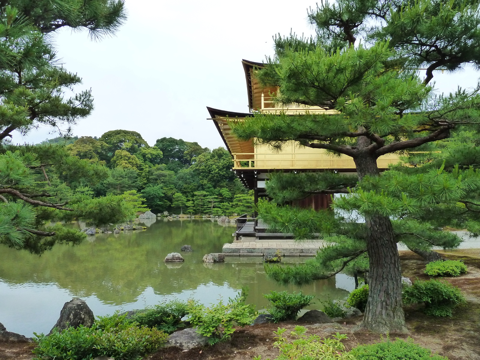 Picture Japan Kyoto Kinkakuji Temple(Golden Pavilion) 2010-06 70 - Perspective Kinkakuji Temple(Golden Pavilion)