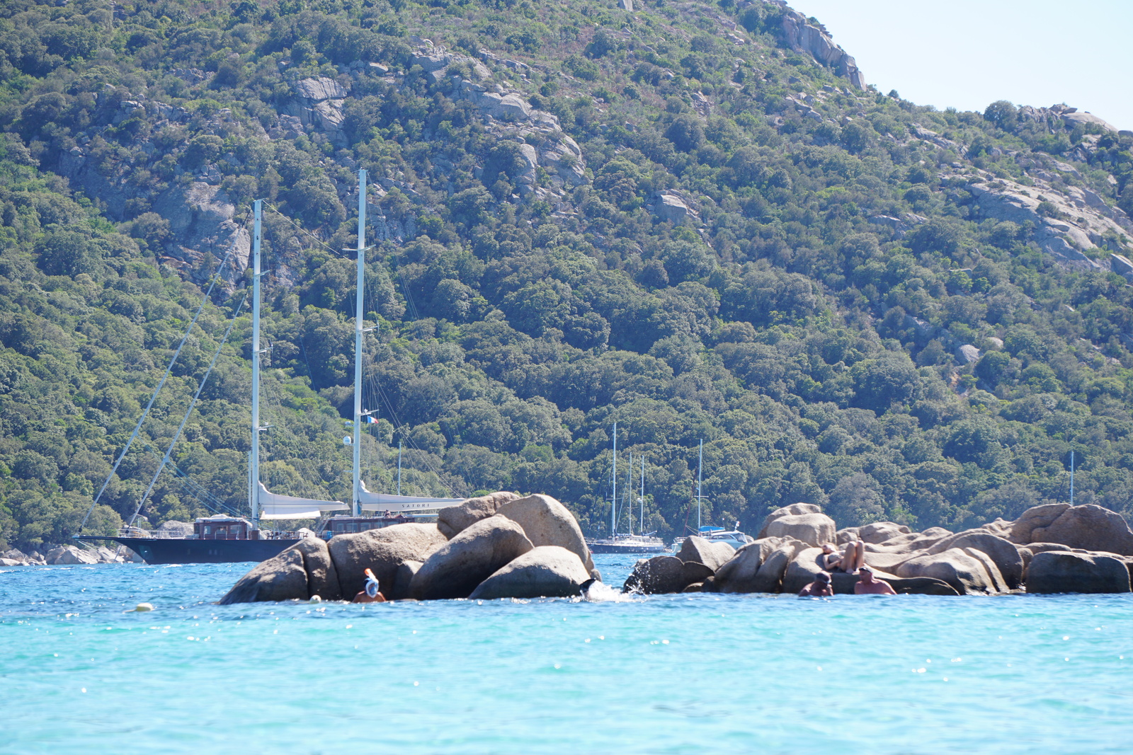 Picture France Corsica Santa Giulia Beach 2017-07 24 - View Santa Giulia Beach