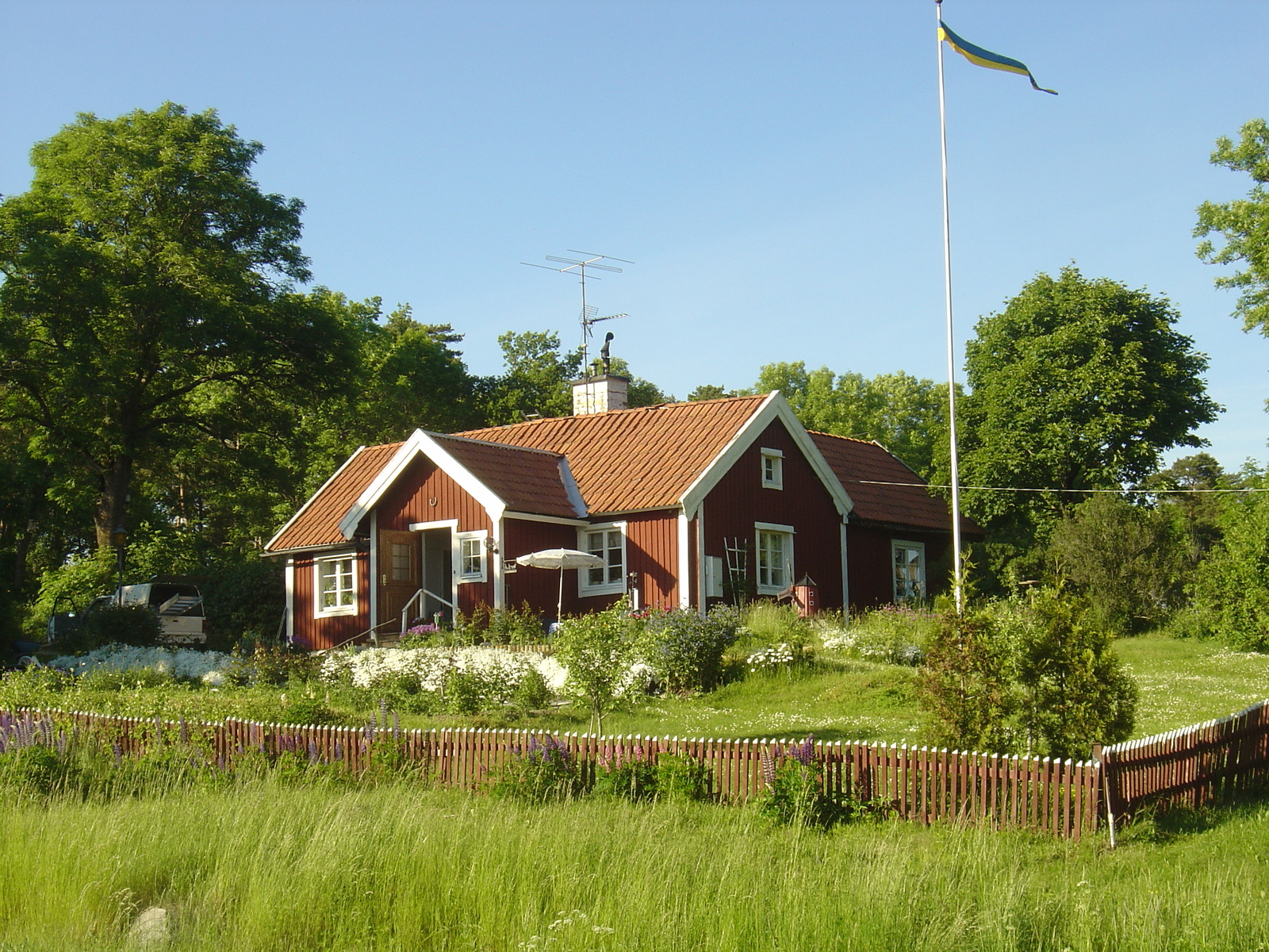 Picture Sweden Sigtuna to Uppsala road 2005-06 2 - Perspective Sigtuna to Uppsala road