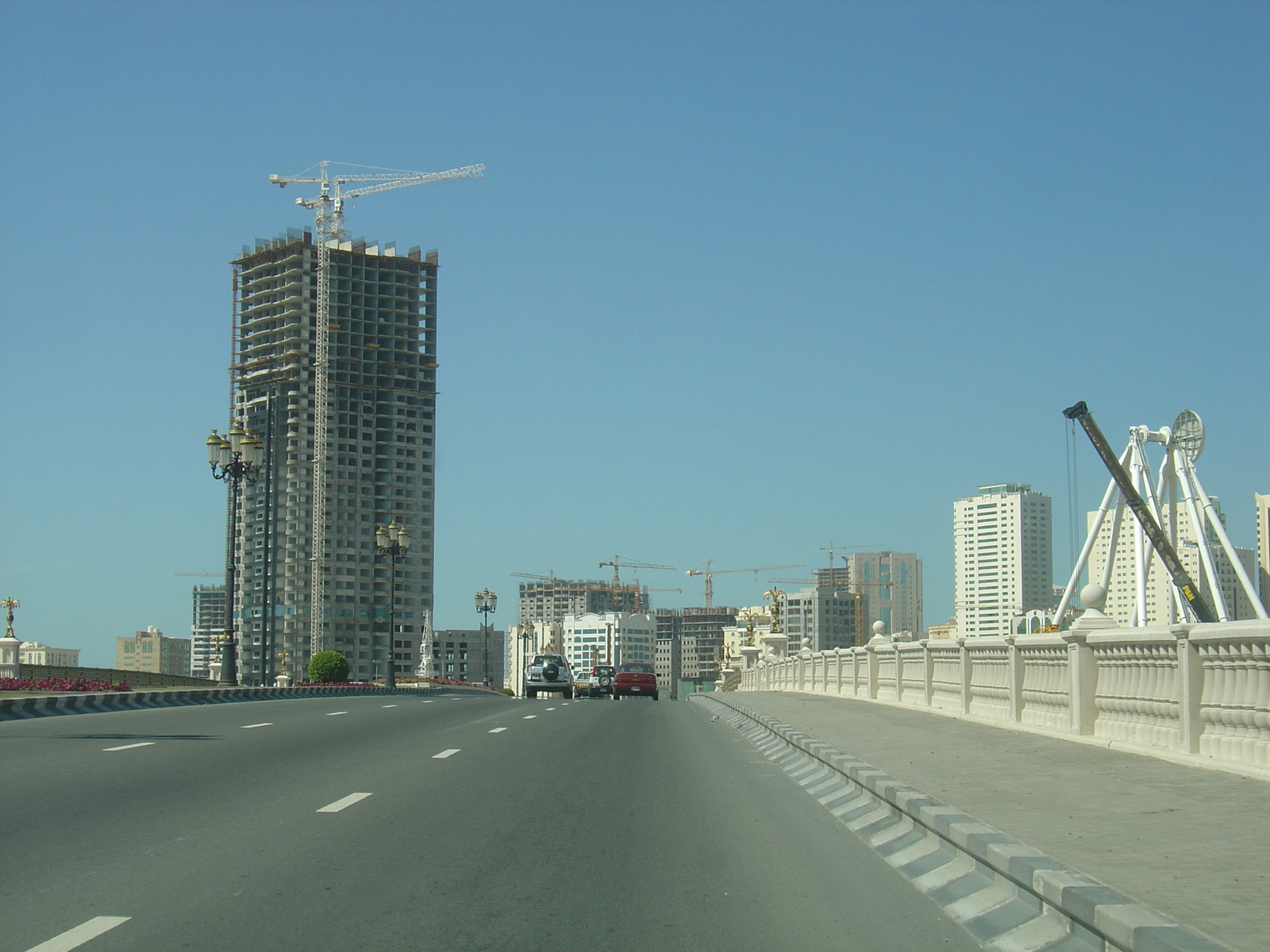 Picture United Arab Emirates Sharjah 2005-03 14 - Road Map Sharjah