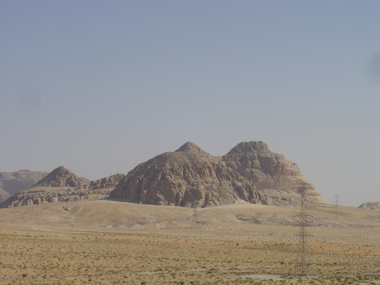 Picture Jordan Wadi Rum Desert 2004-10 25 - Map Wadi Rum Desert