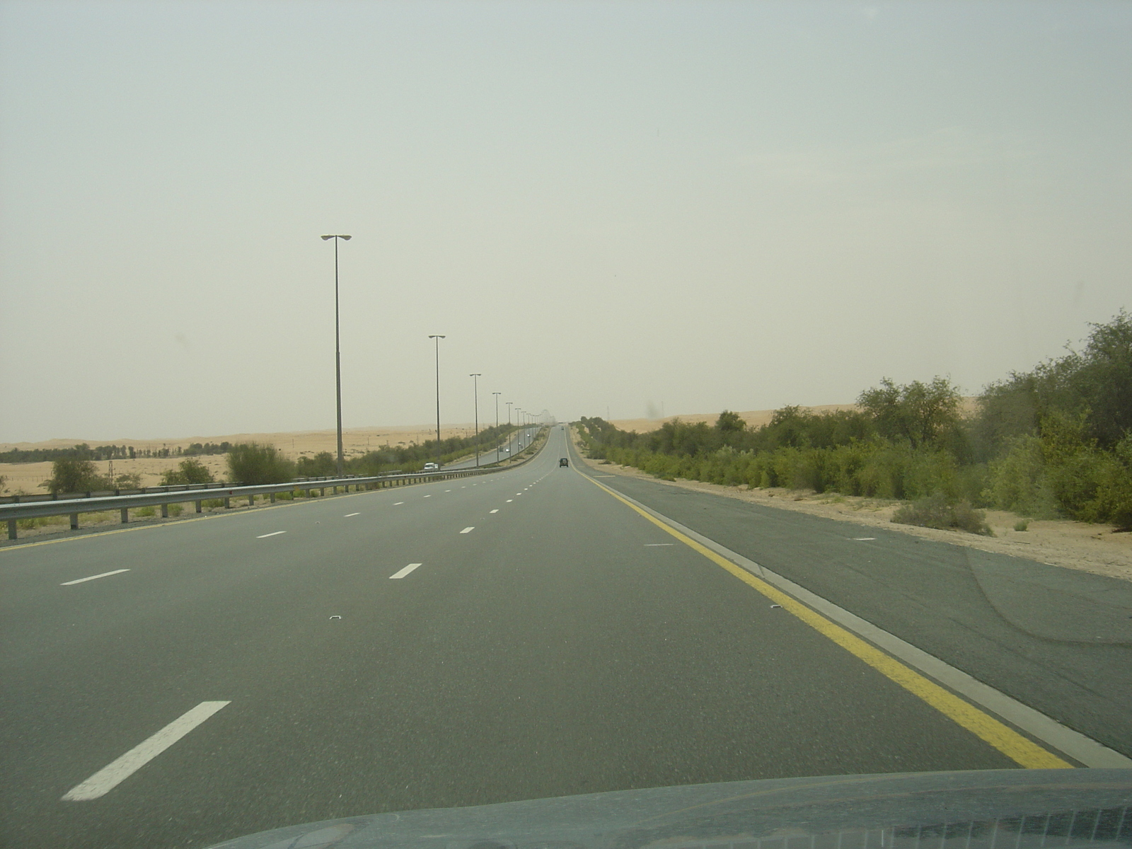 Picture United Arab Emirates Dubai to Al Ain road 2005-03 29 - Map Dubai to Al Ain road