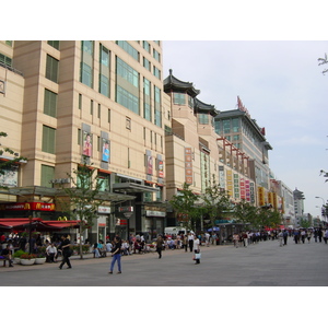 Picture China Beijing Wangfujing Street 2002-05 11 - Tourist Wangfujing Street