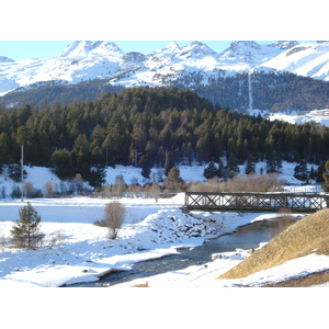 Picture Swiss Pontresina to St Moritz Road 2007-01 10 - Discover Pontresina to St Moritz Road