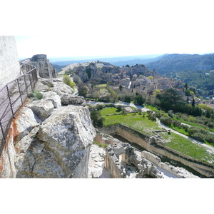 Picture France Baux de Provence Baux de Provence Castle 2008-04 43 - Perspective Baux de Provence Castle