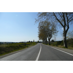 Picture France Provence road to Ales 2008-04 8 - Map road to Ales