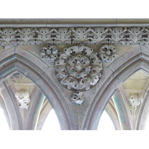 Picture France Mont St Michel Mont St Michel Abbey Cloister 2010-04 56 - Photo Mont St Michel Abbey Cloister