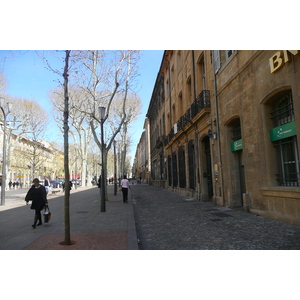 Picture France Aix en Provence Cours Mirabeau 2008-04 1 - Tourist Cours Mirabeau