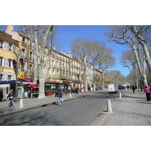 Picture France Aix en Provence Cours Mirabeau 2008-04 0 - Perspective Cours Mirabeau