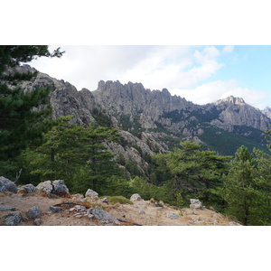 Picture France Corsica Aiguilles de Bavella 2017-09 13 - Perspective Aiguilles de Bavella