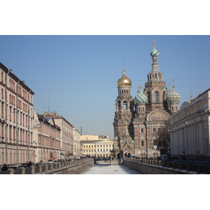 Picture Russia St Petersburg Cathedral of the savior on blood 2006-03 19 - Map Cathedral of the savior on blood