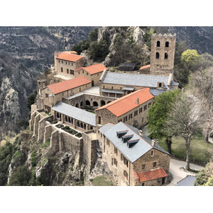 Picture France Abbaye Saint Martin du Canigou 2018-04 40 - Perspective Abbaye Saint Martin du Canigou