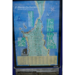 Picture France Quiberon peninsula Portivy 2008-07 23 - Map Portivy