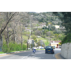 Picture France French Riviera Nice to Menton road 2008-03 14 - Map Nice to Menton road