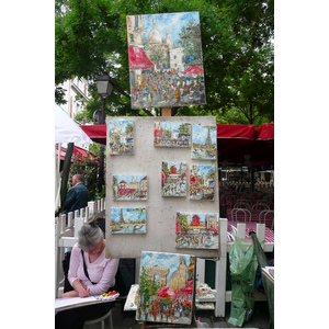 Picture France Paris Place du Tertre 2007-06 5 - Photographer Place du Tertre