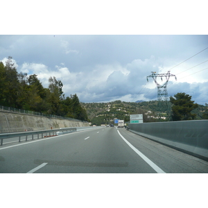 Picture France French Riviera Nice to Menton road 2008-03 27 - Perspective Nice to Menton road