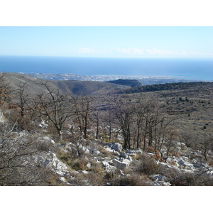 Picture France French Riviera Col de Vence road 2007-01 23 - Road Map Col de Vence road