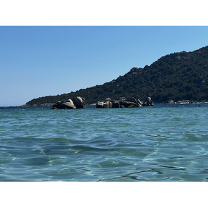 Picture France Corsica Santa Giulia Beach 2022-07 3 - View Santa Giulia Beach