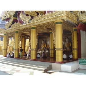 Picture Myanmar Yangon Shwedagon Pagoda 2005-01 8 - Flights Shwedagon Pagoda