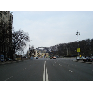 Picture Ukraine Kiev Kreschatyk Street 2007-03 20 - Perspective Kreschatyk Street