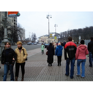 Picture Ukraine Kiev Kreschatyk Street 2007-03 10 - Map Kreschatyk Street