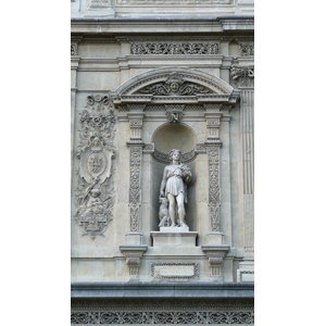 Picture France Paris Louvre Riverside facade of Louvre 2007-07 51 - Perspective Riverside facade of Louvre