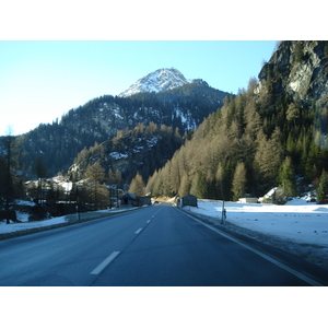 Picture Swiss Chur to St Moritz Road 2007-01 11 - Journey Chur to St Moritz Road