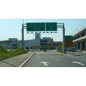 Picture Israel Ben Gurion Airport 2007-06 12 - Road Map Ben Gurion Airport