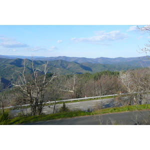 Picture France Cevennes Mountains 2008-04 5 - Road Cevennes Mountains