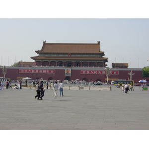 Picture China Beijing Tiananmen 2002-05 3 - Car Tiananmen