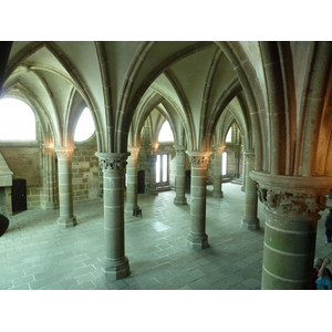 Picture France Mont St Michel Mont St Michel Abbey 2010-04 129 - Store Mont St Michel Abbey