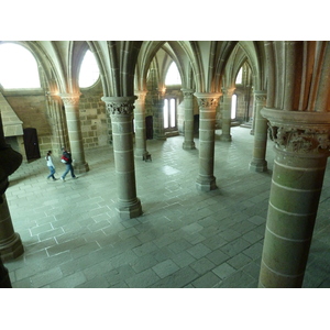 Picture France Mont St Michel Mont St Michel Abbey 2010-04 143 - Tourist Attraction Mont St Michel Abbey