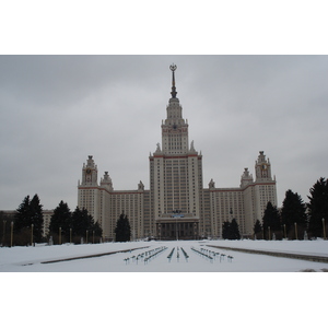 Picture Russia Moscow Moscow State University 2006-03 22 - Road Moscow State University